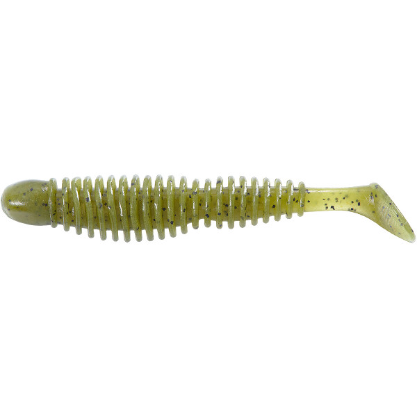 Silicone Reins Bubbring Shad 3" 001 Watermelon Seed 8pcs