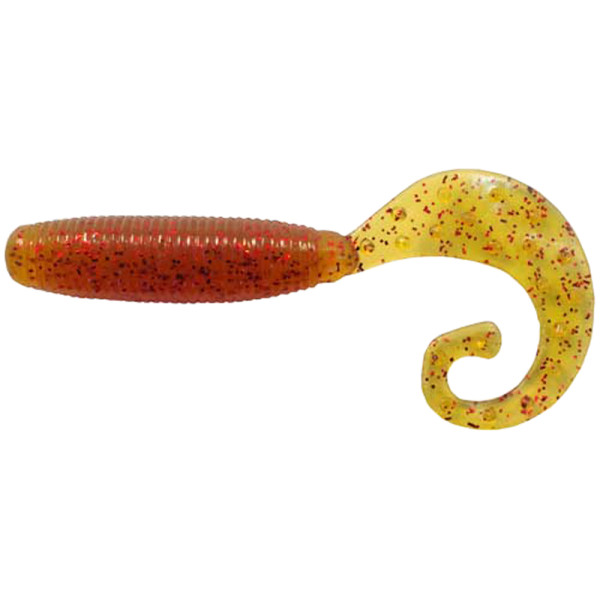 Силікон Reins FAT G TAIL GRUB 2" 566 Motor Oil Red Flake 20шт