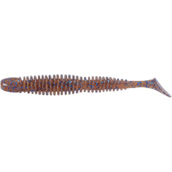 Silicone Reins Bubbring Shad 4" 020 Yoshinobori Blue SP 8pcs