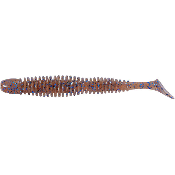 Silicone Reins Bubbring Shad 4" 020 Yoshinobori Blue SP 8pcs