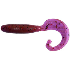 Silicone Reins Fat G Tail Grub 3" 583 Lox 12 pcs
