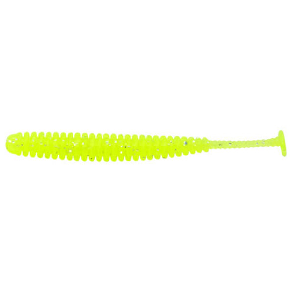 Silicone Reins AJI ADDER SHAD 2'' 129 Glow chart silver 15 pcs