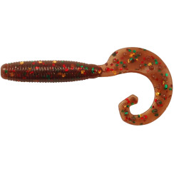 Silicone Reins FAT G-TAIL GRUB 4" U003 UV sculpin 10 pcs