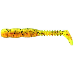 Silicone Reins ROCKVIBE SHAD 2" B61 Chart Pepper-Motoroil Red Gold
