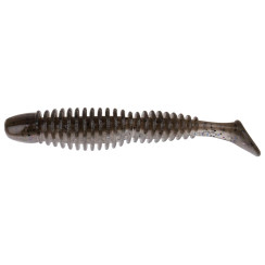 Silicone Reins Bubbring Shad 3" B66 Electric Shad 8pcs