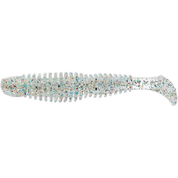 Silicone Reins Bubbring Shad 3" 152 Super Glow All Star (8 pcs/pack)