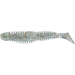 Silicone Reins Bubbring Shad 3" 204 UV All Stars (8 pcs/pack)