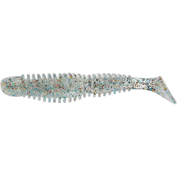 Silicone Reins Bubbring Shad 3" 204 UV All Stars (8 pcs/pack)