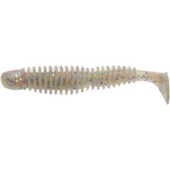 Silicone Reins Bubbring Shad 3"211 UV Pearl Candy (8 pcs/pack)