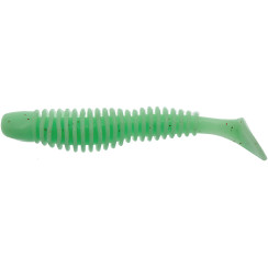 Silicone Reins Bubbring Shad 3" 146 Hot Cucumber (8 pcs/pack)