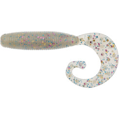 Silicone Reins FAT G-Tail Grub 2" 211 UV Pearl Candy (20 pcs/pack)