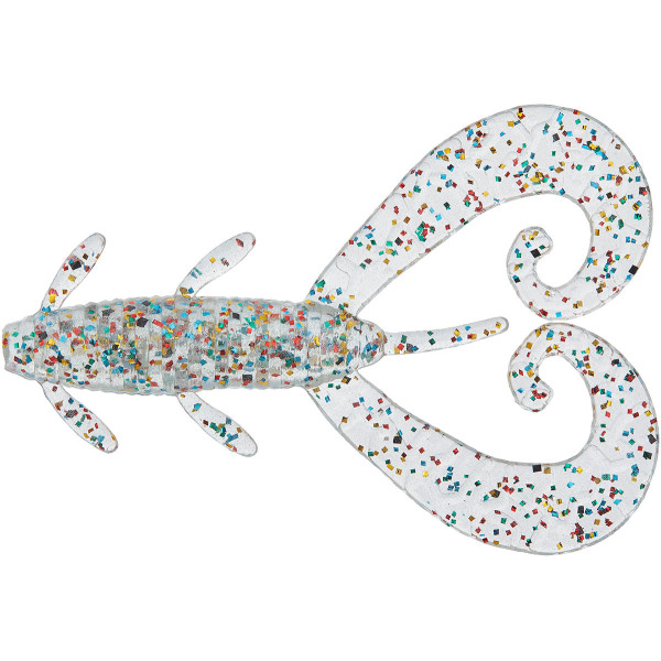 Silicone Reins G TAIL TWIN 2" 152 Super Glow All Stars (10 pcs/pack)