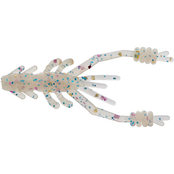 Silicone Reins Ring Shrimp 2" 211 UV Pearl Candy (12 pcs/pack)