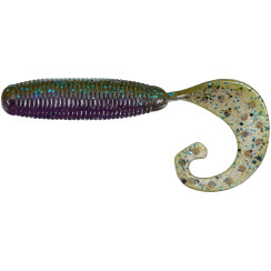 Silicone Reins FAT G-Tail Grub 2" 060 Onga River Moneybait (20 pcs/pack)