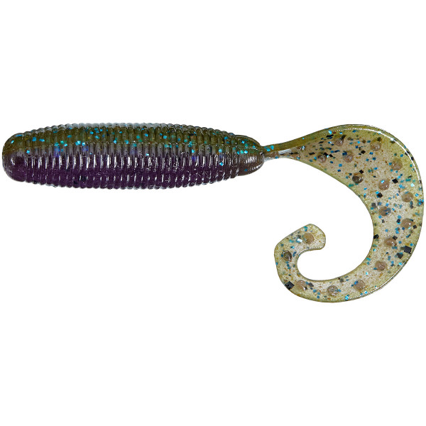 Силикон Reins FAT G-Tail Grub 4" 060 Onga River Moneybait (8 шт/уп.)