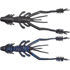 Silicone Reins RING SHRIMP 2" B11 Blue Belly (9 pcs/pack)
