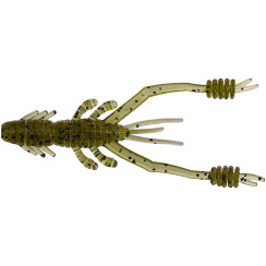Silicone Reins Ring Shrimp 3" 001 Watermelon Seed (10 pcs/pack)