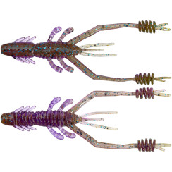 Silicone Reins Ring Shrimp 3" 060 Onga River Moneybait (8 pcs/pack)