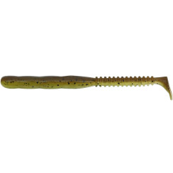 Silicone Reins ROCKVIBE SHAD 4" B08 Green Pumpkin Chart Melon (9 pcs/pack)