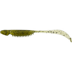 Silicone Reins Curly Shad 3.5" 001 Watermelon Seed (14 pcs/pack)