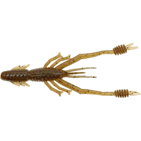 Silicone Reins Ring Shrimp 4" 002 Green Pumpkin (8 pcs/pack)