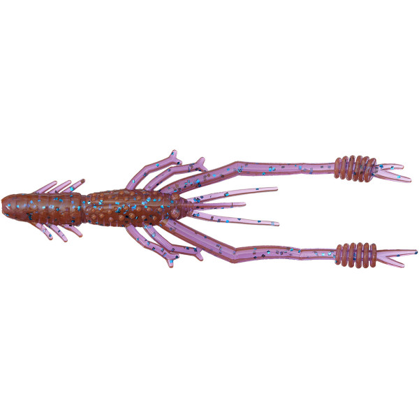Silicone Reins Ring Shrimp 4" 606 Pink Lox (8 pcs/pack)