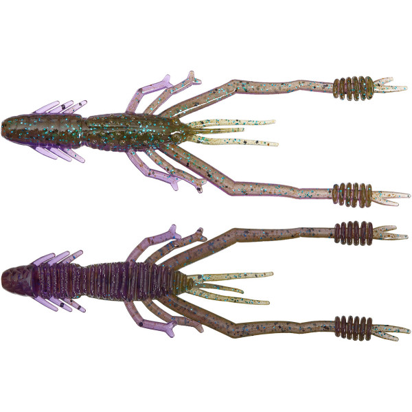Silicone Reins Ring Shrimp 4" 060 Onga River Moneybait (6 pcs/pack)
