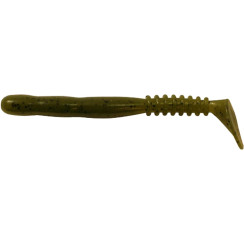 Silicone Reins ROCKVIBE SHAD 4" 001 Watermelon Seed (12 pcs/pack)