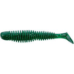 Silicone Reins Bubbring Shad 3" 397 Motor Oil SP (14 pcs/pack)
