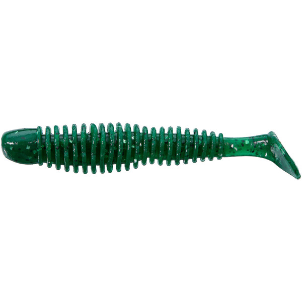 Silicone Reins Bubbring Shad 3" 397 Motor Oil SP (14 pcs/pack)