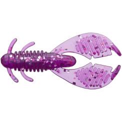 Reins AX Craw Mini 2" Silicone Lures, 428 Purple Dynamite (12 pcs/pack)