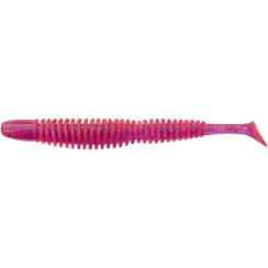 Silicone Reins Bubbling Shad 4" 443 Pink Sardine (8 pcs/pack)
