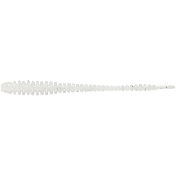 Silicone Reins Ajiring Shaker 3" 103 Glow White Silver (12 pcs/pack)