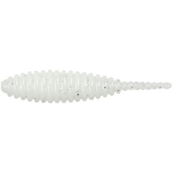 Silicone Reins Chibi Hira Aji Adder 1.5" 103 Glow White Silver (15 pcs/pack)