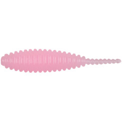 Silicone Reins Chibi Hira Aji Adder 1.5" 105 Glow Bubble Gum (15 pcs/pack)