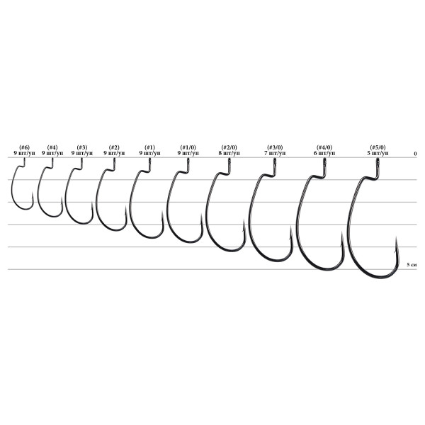 Decoy Worm 17 Kg Hook 2, 9 pcs