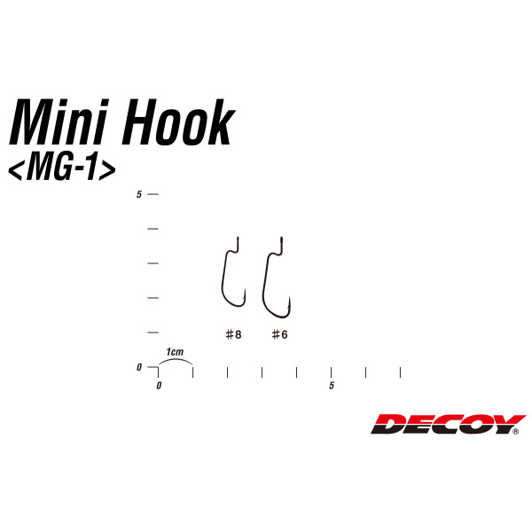 Decoy Mini Hook MG-1 8, 10 pcs.