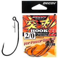Гачок Decoy Worm 22 2/0, 4шт