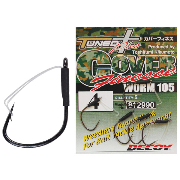 Decoy Worm105 Cover Finesse 04 Hook (5 pcs/pack)