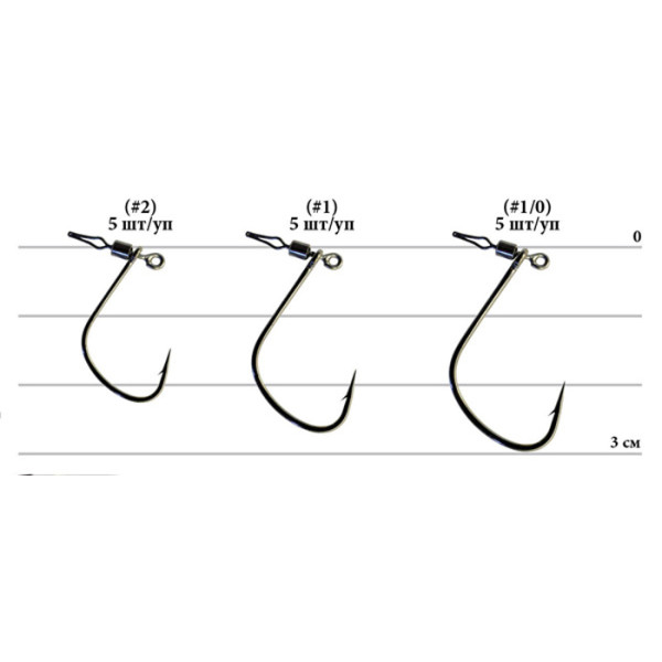 Гачок Decoy Worm 120 HD Hook masubari 1, 5шт