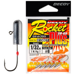 Джиг головка Decoy Rocket Plus SV-69 #6 1.4g 5 шт/уп