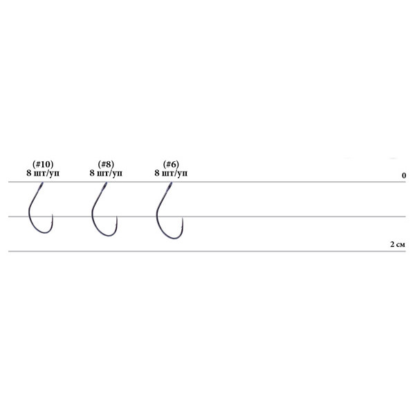 Decoy Area Hook I #6, 8 pcs.