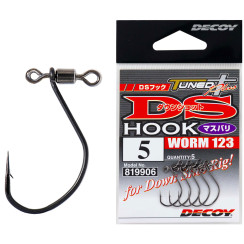 Hook Decoy Worm 123 DS Hook masubari 5, 5 pcs.
