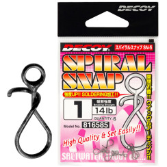 Decoy Spiral Snap 2, 18lb, 6 pcs