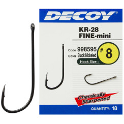 Гачок Decoy KR-28 Fine mini #8, 18 шт.