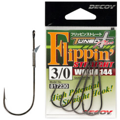 Decoy Worm 144 Flippin Straight 2/0 Hook, 5 pcs