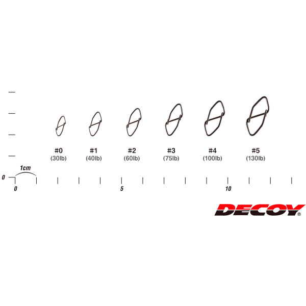 Decoy SN-6 W Snap #3 (8 pcs/pack)