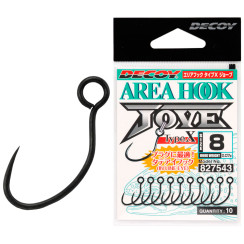 Decoy AH-10 Area Hook Type X Jove 06, 10 pcs/pack