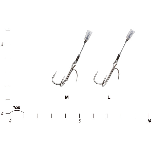 Leash Decoy WA-51 Wire Double Assist L (2 pcs/pack)