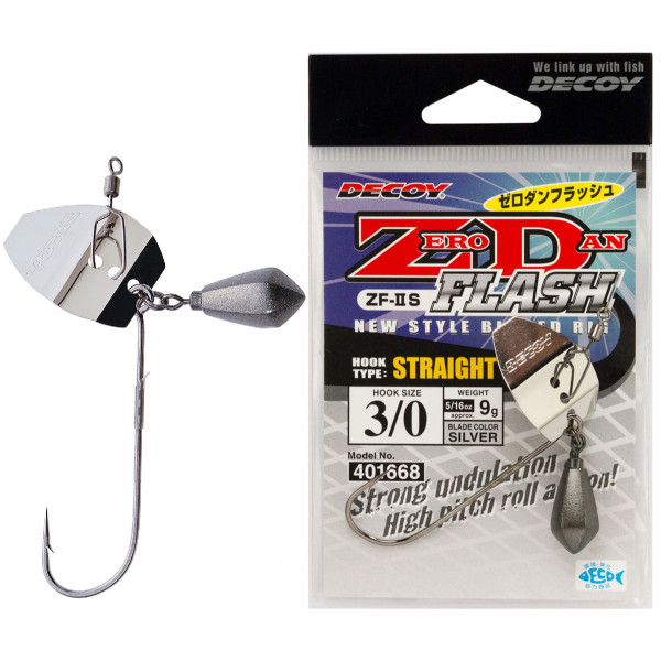 Монтаж Decoy ZF-2S Zero-Dan Flash Straight #1/0-7g (1 шт/уп)
